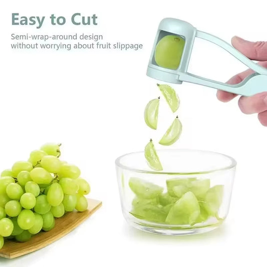 Tomato and Cherry Slicer: Innovative Fruit Cutting Tool for Toddlers and Small Kitchens