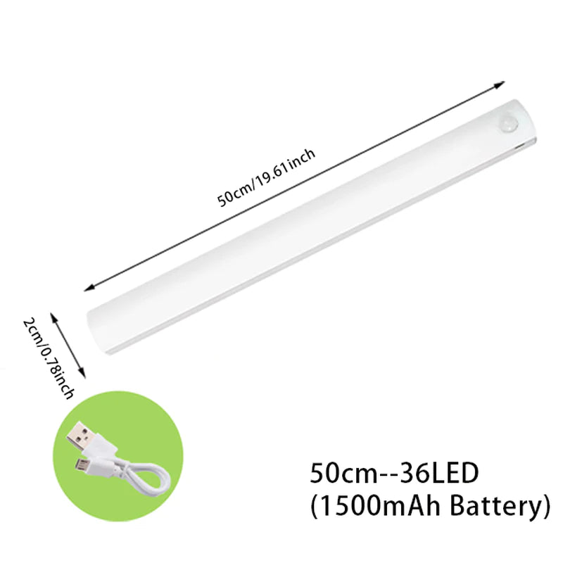 Enhance Your Space with Wireless LED Motion Sensor Night Light – Ideal for Bedrooms, Closets, and Staircases